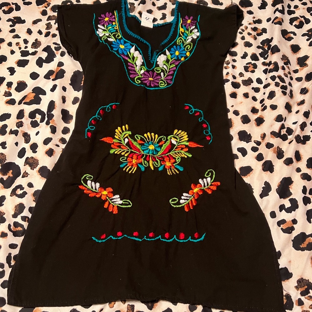 Girl toddler flowered dress